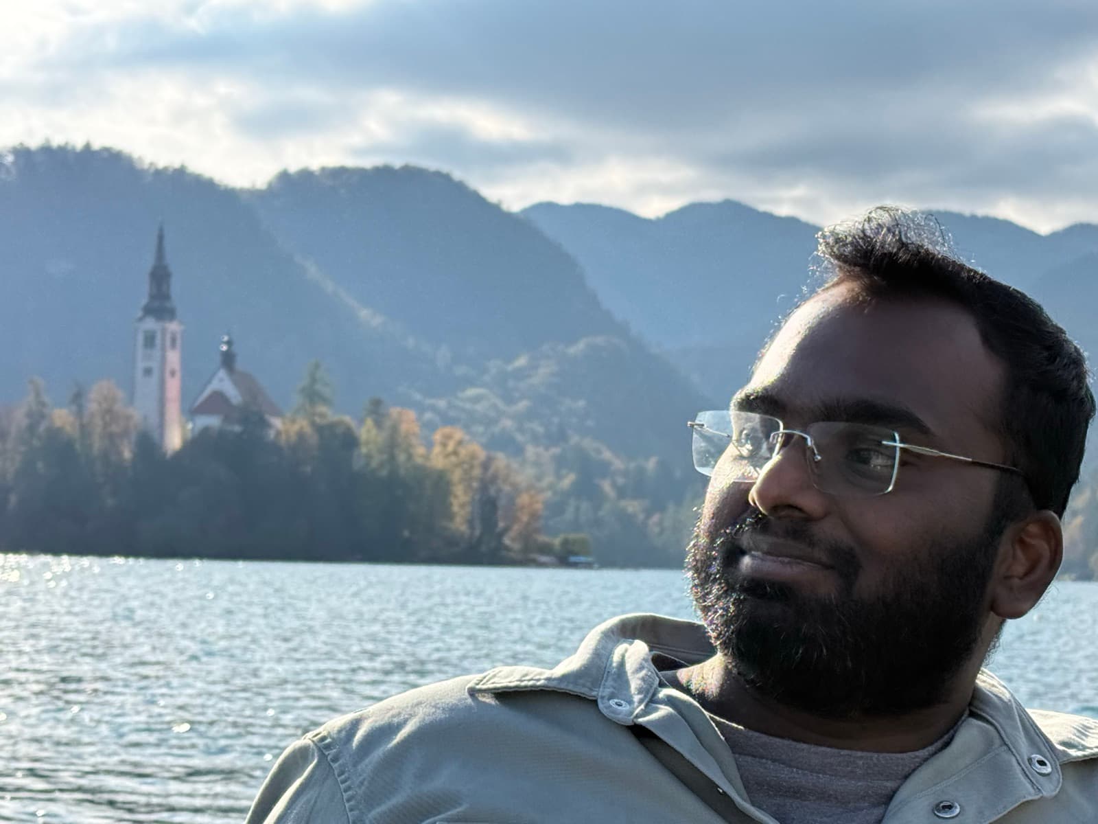 Sri at Lake Bled, Slovenia